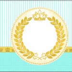 Rótulo Tubetes Coroa de Príncipe Verde