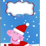 Tag Agradecimento Peppa Pig Natal