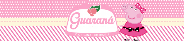 Rótulo Guaraná Caçulinha Miss Peppa Pig