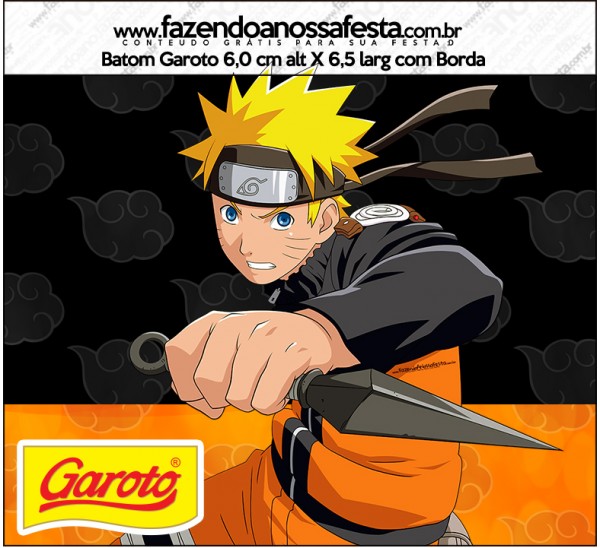 Batom Garoto Naruto