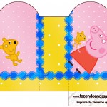 Caixa Coração Peppa Pig e Teddy