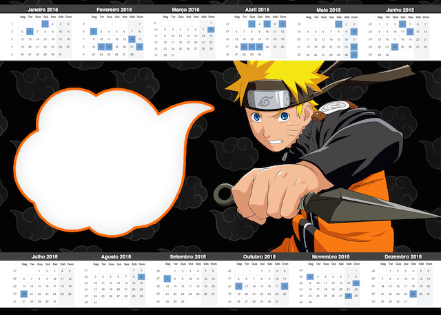 Kit Digital Naruto Imagens sem Fundo (png)