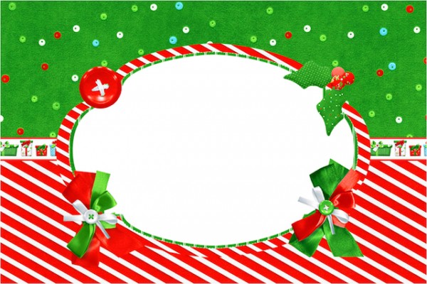 Convite Fundo Natal Vermelho e Verde1