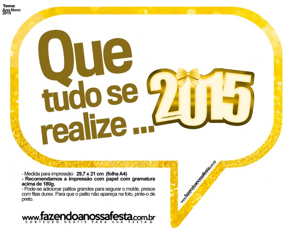 Plaquinhas FNF Feliz Ano Novo 2015 13