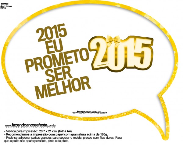 Plaquinhas FNF Feliz Ano Novo 2015 18