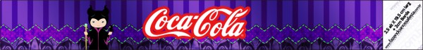 Rótulo Coca cola Malévola