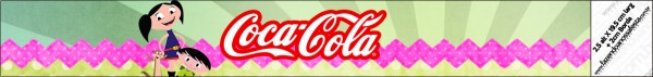Rótulo Coca cola Show da Luna