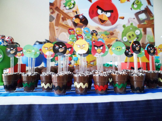 Copinhos Brigadeiro Festa Angry Birds