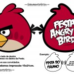 CONVITE Especial Angry Birds para Festa Infantil