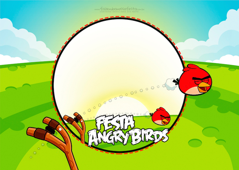 Vamos imprimir e fazer uma super Festa Angry Birds?!