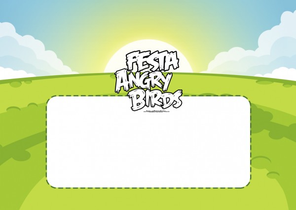 Convite Angry Birds1