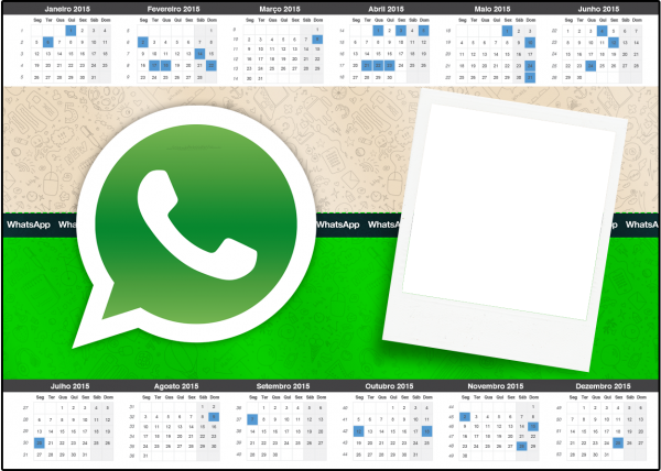 Convite Calendário 2015 Whatsapp