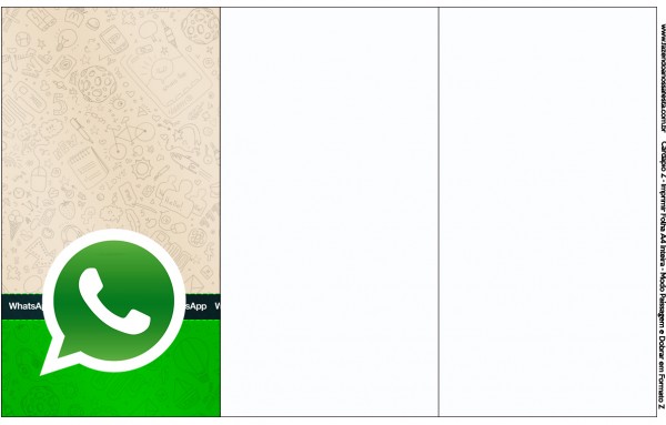 ConviteCardápio ou Cronograma Whatsapp