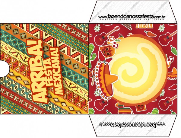 Envelope CD DVD Festa Mexicana1