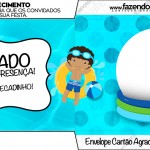 Pool Party Menino Moreno - Kit Festa Infantil