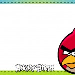 Etiqueta Escolar Personalizada Angry Birds 2