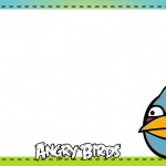 Etiqueta Escolar Personalizada Angry Birds 8