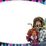 Etiqueta Escolar Personalizada Monster High 7