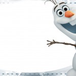 Etiqueta Escolar Personalizada Olaf Frozen 2