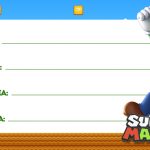 Etiqueta Volta as aulas Super Mario Luigi 2
