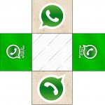 Forminhas Docinhos Quadrada Whatsapp