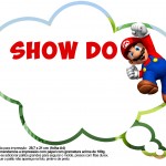 Plaquinhas Divertidas Mario Bros