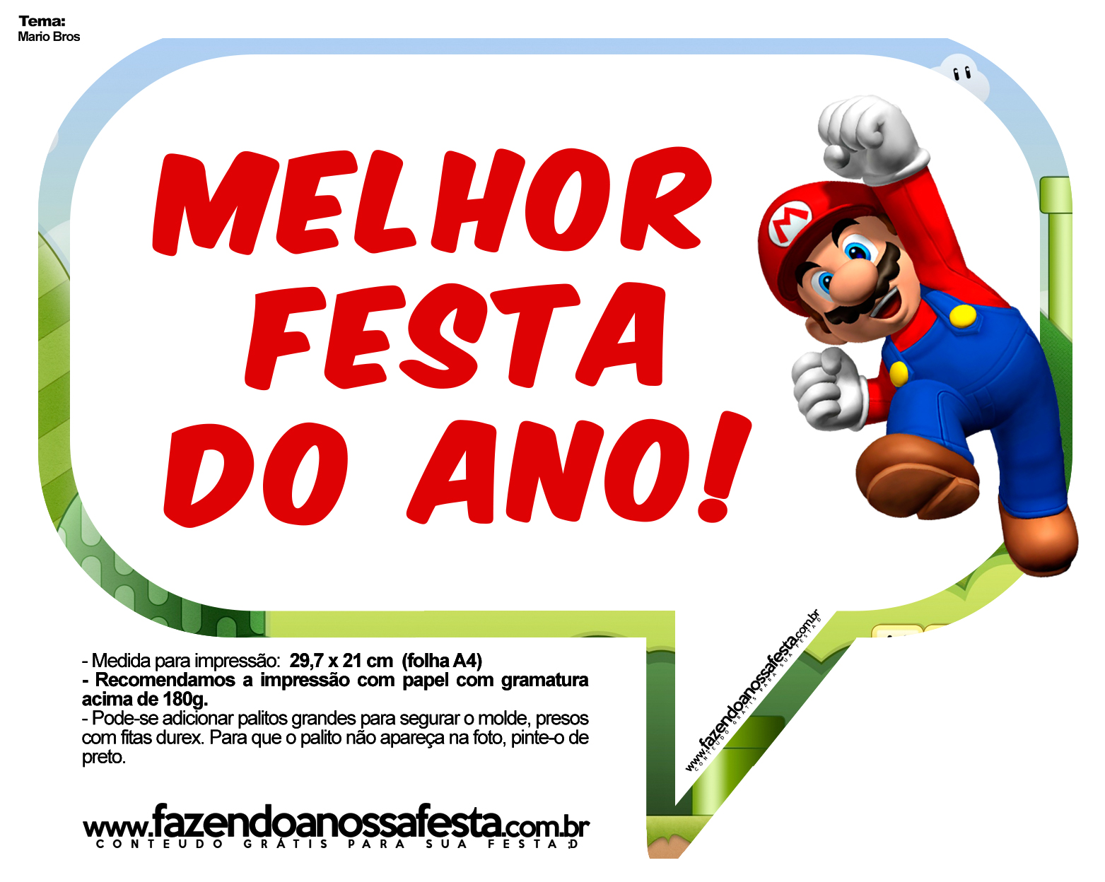 Na Balada do Mario Bros: Você é patético