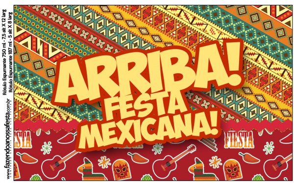 Rótulo Espumante Festa Mexicana1