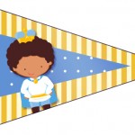 Bandeirinha Sanduiche 3 Príncipe Afro