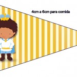 Bandeirinha Sanduiche 4 Príncipe Afro