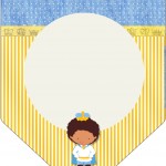Bandeirinha Varalzinho Príncipe Afro