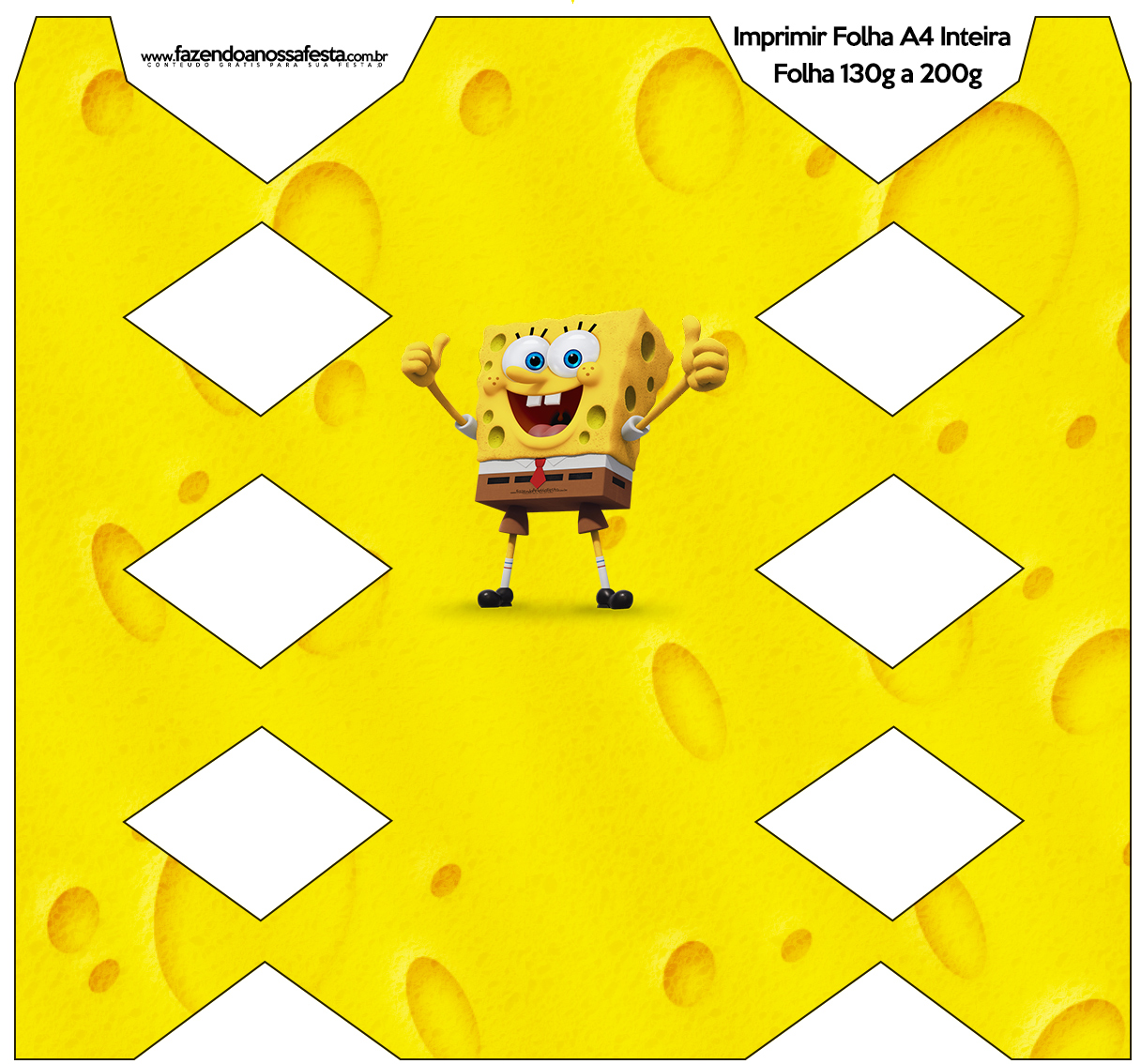 Caixa Surpresa Bob Esponja