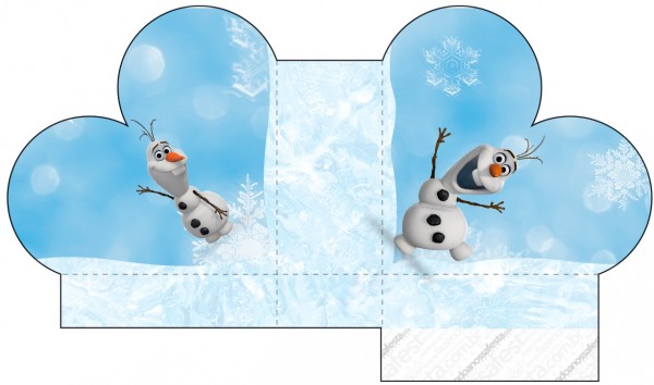 Caixa Coração Olaf Frozen