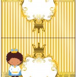 Cartão Agradecimento Príncipe Afro
