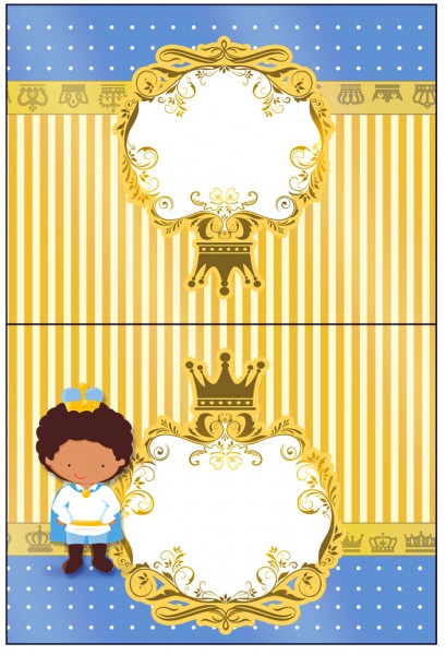 Cartão Agradecimento Príncipe Afro