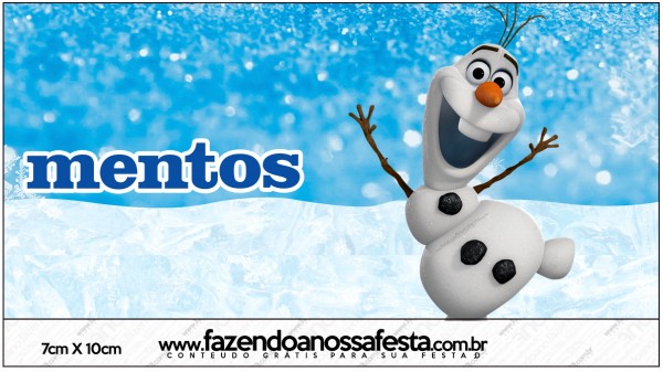 Mentos Olaf Frozen