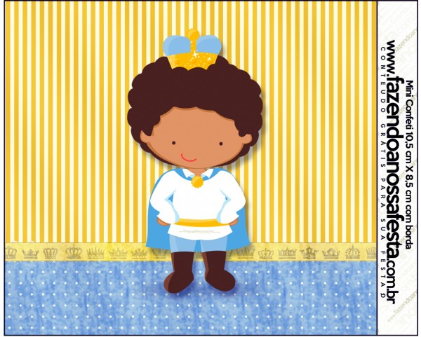 Mini Confeti Príncipe Afro