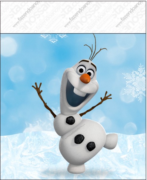 Mini Pastilha Docile Olaf Frozen