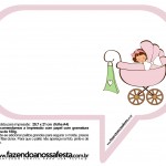 Plaquinhas Divertidas Chá de Bebê Menina 28