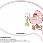 Plaquinhas Divertidas Chá de Bebê Menina 30