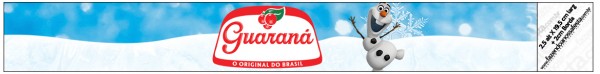 Rótulo Guaraná Caçulinha Olaf Frozen