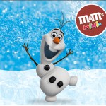 Rótulo Mini M&M Olaf Frozen
