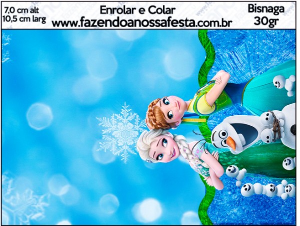 Bisnaga Brigadeiro Frozen Febre Congelante