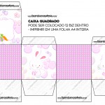 Caixa Bis Páscoa Coelhinho Cute Rosa