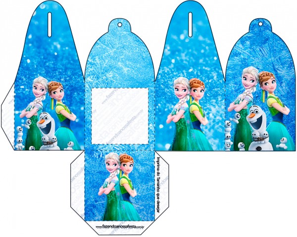 Caixa com Foto Frozen Febre Congelante