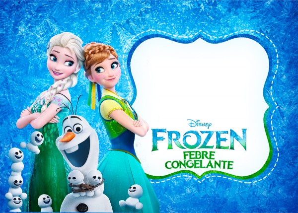 Convite Frozen Febre Congelante 2