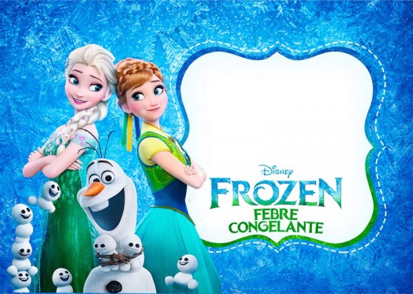 Convite Frozen Febre Congelante