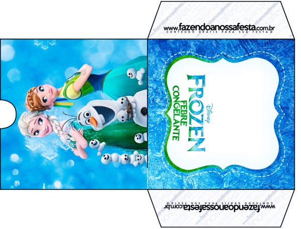 Envelope CD DVD Frozen Febre Congelante