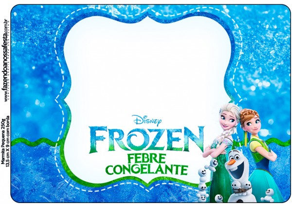 Marmitinha Frozen Febre Congelante