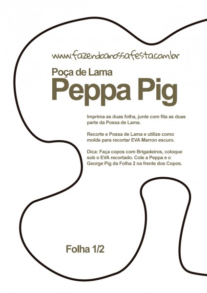 Poça de Lama Peppa Pig